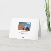 De Foto van de Woestijn van Utah van de Vinnen van Kaart (Achterkant)