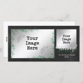 De Foto van de ZEGEN van Swag van de Bes van de Feestdagenkaart (Voorkant / Achterkant)