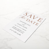 De Foto van Elegant sparen de Uitnodiging van de F (Gedraaid)