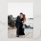 De Foto van Elegant sparen de Uitnodiging van de F (Achterkant)