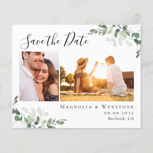 De Foto van Eucalyptus van de begroting sparen het (Voorkant)