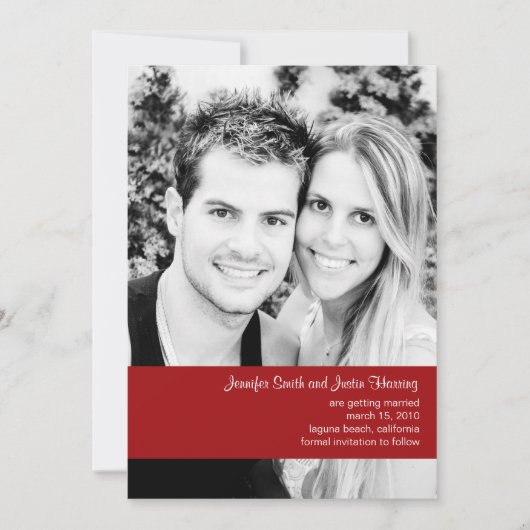 De Foto van Framboe bewaart de Datum Kaart (Voorkant)