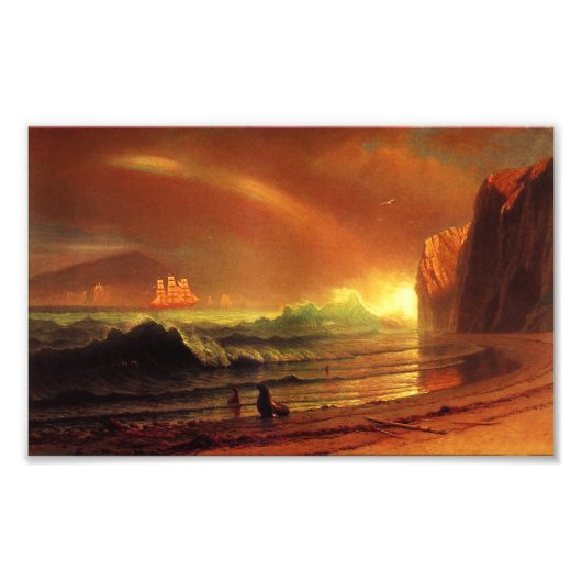 De foto van Golden Gate  San Francisco Foto Afdruk (Voorkant)