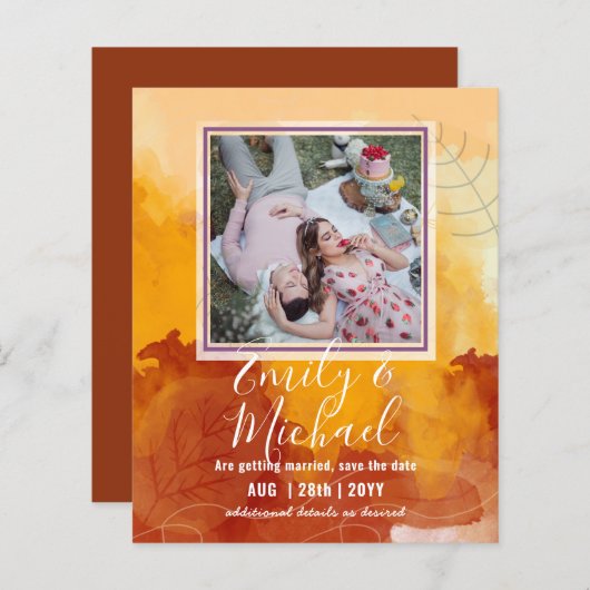 De Foto van het budget bewaart de Datum Abstracte  (Voorkant / Achterkant)