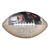 De foto van het de Naam van de Speler van de douan American Football (Voorkant)