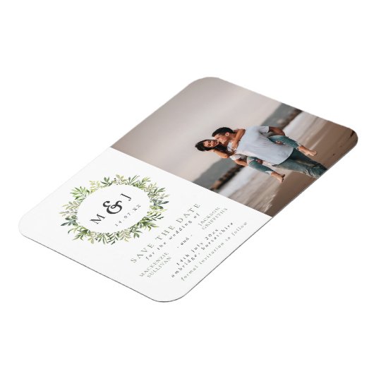 De foto van het grote Monogram Weddenschap laat sp Magneet (Linkerzijde)