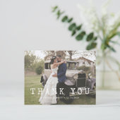 De foto van het het manuscript van de Schrijfmachi Briefkaart (Staand voorkant)