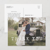 De foto van het het manuscript van de Schrijfmachi Briefkaart (Voorkant / Achterkant)