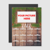 De Foto van het hout 2022 past de Kalender van Fri (Voorkant / Achterkant)