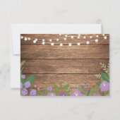 De Foto van het huwelijk bewaart de Datum Verlovin Kaart (Achterkant)