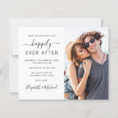 De Foto van het huwelijk sparen de Datum (Voorkant)