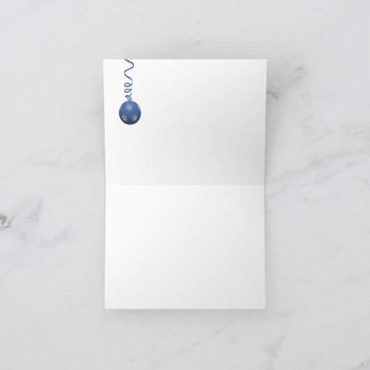 De Foto van het Huwelijk van de Sneeuwman van de Bedankkaart (Binnen)