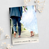 De Foto van het huwelijk wordt gelukkig ooit na de Kaart