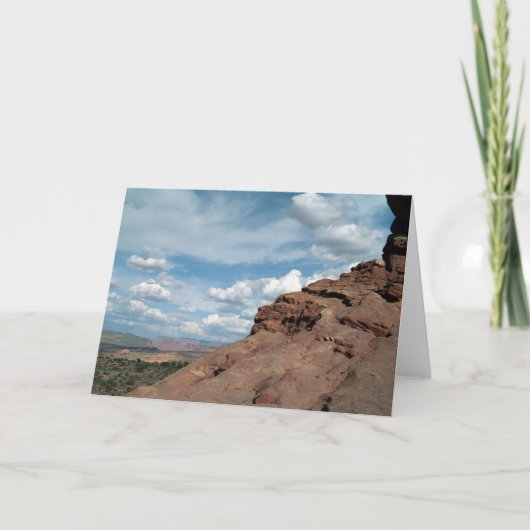 De Foto van het Landschap van de Woestijn van Utah Kaart (Voorkant)