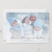 De Foto van het manuscript gelooft in Magie van Ke Feestdagenkaart (Voorkant)