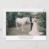 De Foto van het Manuscript sparen de Datum Save The Date (Achterkant)