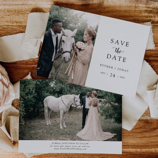 De Foto van het Manuscript sparen de Datum Save The Date