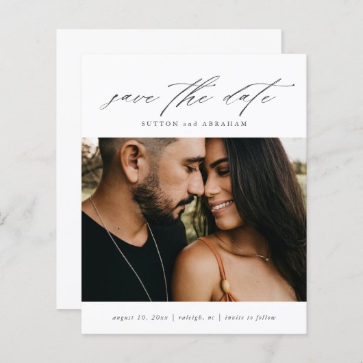 De Foto van het manuscript van de begroting sparen (Voorkant / Achterkant)