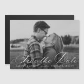 De Foto van het Manuscript van de Kalligrafie van  Magnetische Uitnodiging (Voorkant / Achterkant)