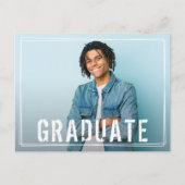 De Foto van het Manuscript van Grunge Afstuderen s Briefkaart (Voorkant)