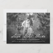 De Foto van het Manuscript van het Handschrift sp Save The Date (Voorkant)