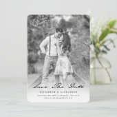 De Foto van het Manuscript van het Handschrift sp Save The Date (Staand voorkant)