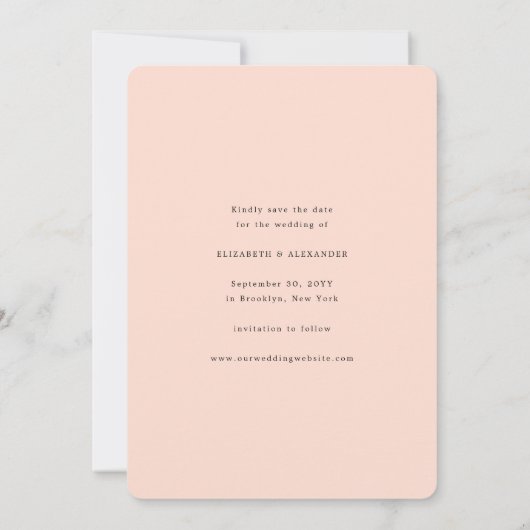 De  Foto van het Manuscript van het Handschrift sp Save The Date (Achterkant)