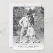 De  Foto van het Manuscript van het Handschrift sp Save The Date (Voorkant)