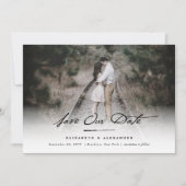 De  Foto van het Manuscript van het Handschrift sp Save The Date (Voorkant)