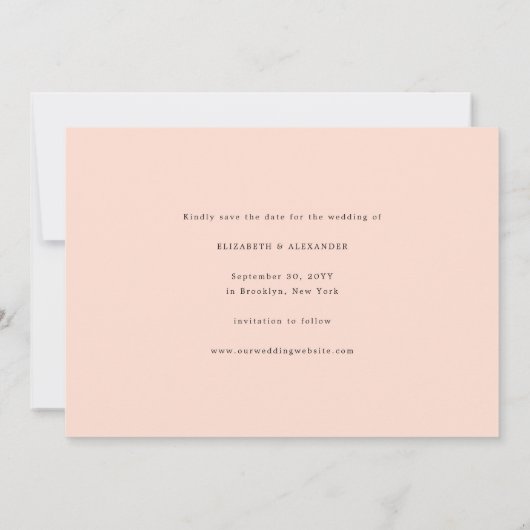 De  Foto van het Manuscript van het Handschrift sp Save The Date (Achterkant)