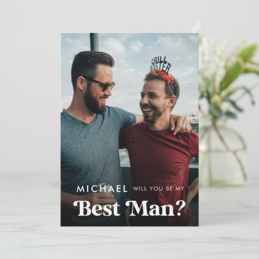 De foto van het manuscript van Retro zal u mijn be Aankondiging (Staand voorkant)