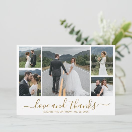 De Foto van het Net van het Manuscript van de lief Bedankkaart (Staand voorkant)