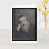 De foto van het portret van William Morris Kaart (Gele Bloem)