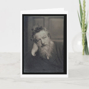 De foto van het portret van William Morris Kaart