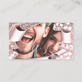 De foto van het Roos van de Uitnodiging van het We