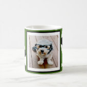 De Foto van het voetbal voegt Jouw naam toe - kan  Koffiemok (Center)