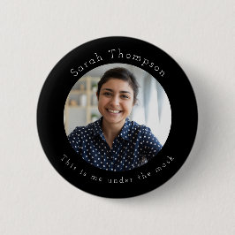 De Foto van identiteitskaart van de werknemer terw Ronde Button 5,7 Cm