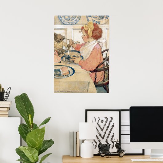 De foto van Jessie Willcox Smith Poster (Thuiskantoor)