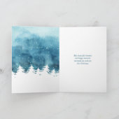 De Foto van Kerstmis van de Scène van de Winter Feestdagen Kaart (Binnen)