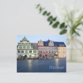 De foto van Marktplatz van Weimar Briefkaart (Staand voorkant)