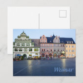 De foto van Marktplatz van Weimar Briefkaart (Voorkant / Achterkant)