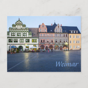 De foto van Marktplatz van Weimar Briefkaart