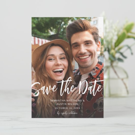 De Foto van MOD V Vet sparen de Datum - Lichter Kaart (Staand voorkant)