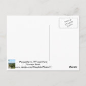 De Foto van Morgantown WV van de Briefkaarten van (Achterkant)