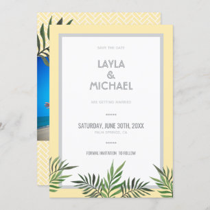 De foto van Palm SPRings sparen de Datum Kaart