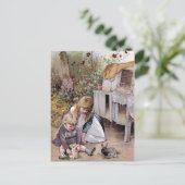 De foto van Pet Rabbit  Briefkaart (Staand voorkant)