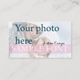 De foto van PixDezines DIY+doopvonten Visitekaartje