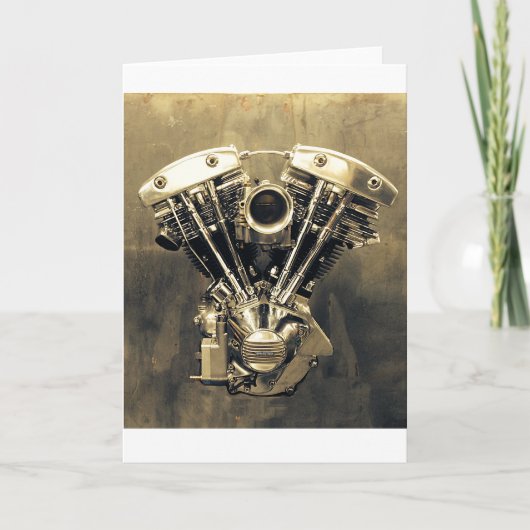 De Foto van Shovelhead #1 Kaart (Voorkant)