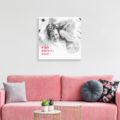 De Foto van Trendy & wat telt het positiefst RedQu Canvas Afdruk (Insitu (Woonkamer))