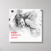 De Foto van Trendy & wat telt het positiefst RedQu Canvas Afdruk (Voorkant)